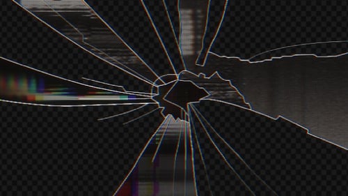 Digital Glitch Broken Screen Transition