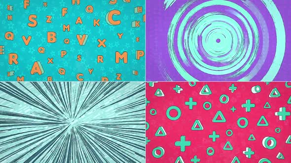 Abstract Cartoon Backgrounds Loop, Backgrounds Motion Graphics ft ...