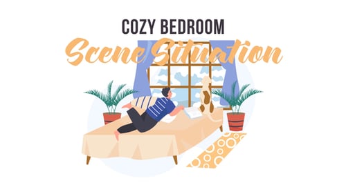 Cozy bedroom - Scene Situation