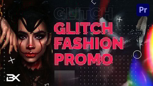 Dynamic Glitch Text Reveal for Fashion Brands