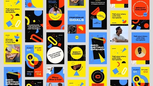 Geometric Stories Pack