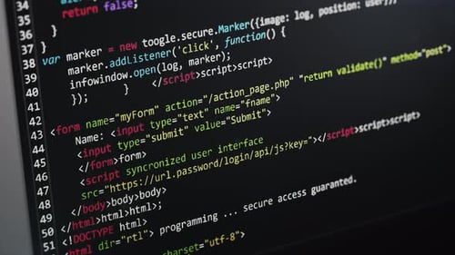 Programmation du code informatique