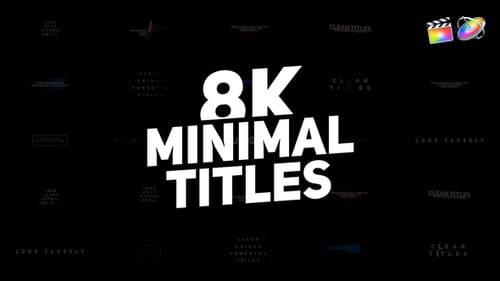 Dynamic Minimalist Title Animations Pack