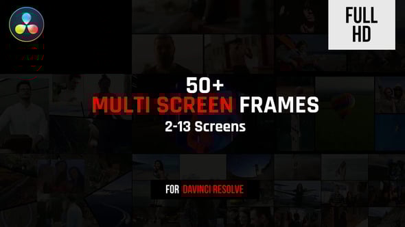 Multi Screen Frames Pack, Video Displays ft. split screen transition ...