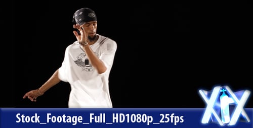 Energetic Breakdancer Performing Moves on a Concrete Floor