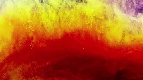 Colorful Inks Swirling Abstract Background