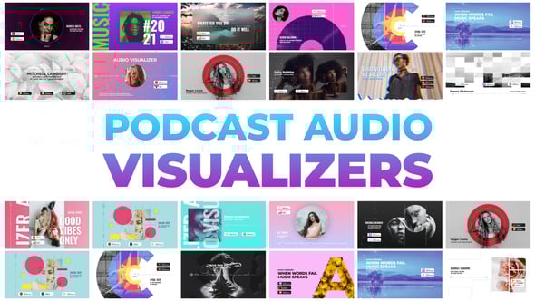 Podcast Audio Visualizers, Video Displays ft. podcast audio visualizer ...