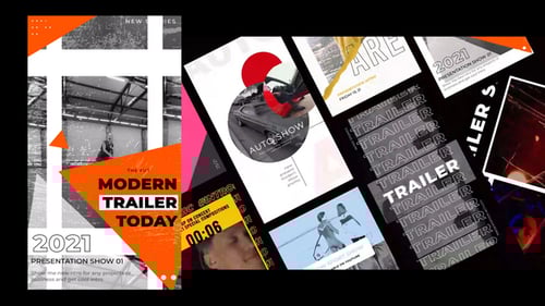 Trailer intro program stories