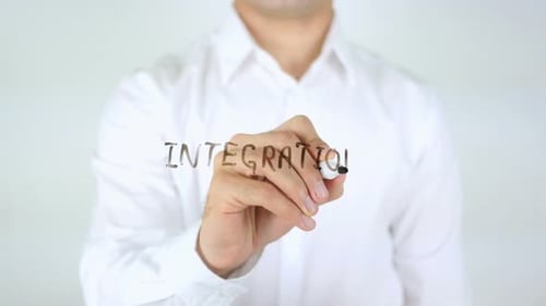 Writing Integration on Glass Surface