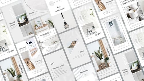 Elegant Minimal Instagram Stories for Interior Design