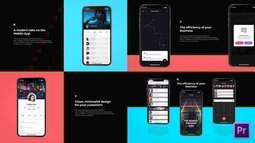 Modern Mobile App UI Presentation