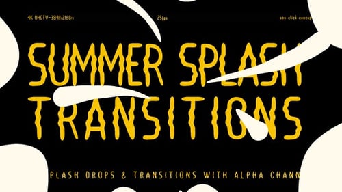 Dynamic Fluid Water Splash Transition Pack