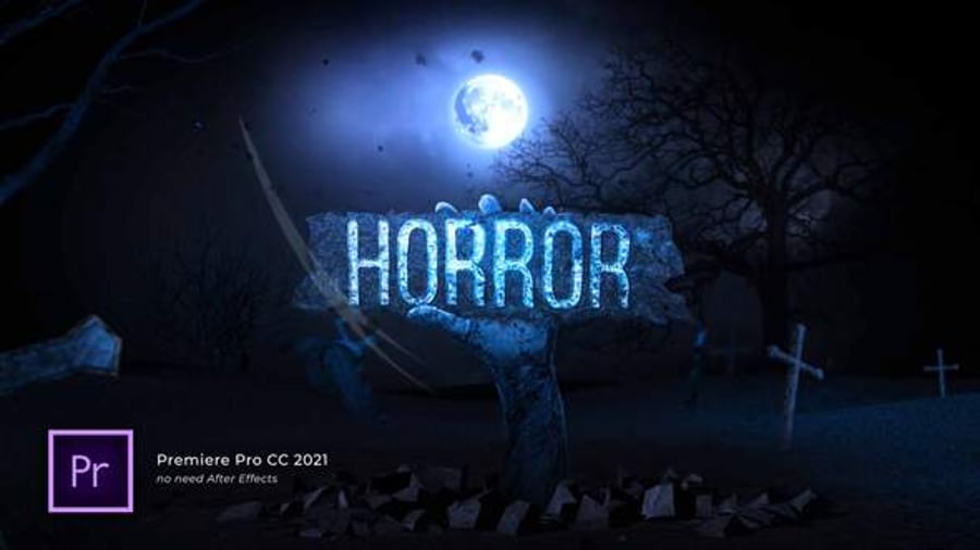 Cover for Horror Halloween Logo Reveal