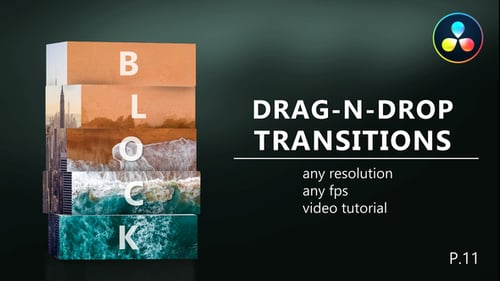 Block Transitions for DaVinci Resolve