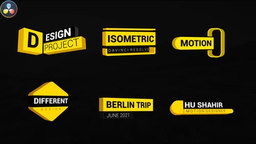 Unique Isometric Titles