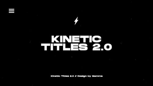 Kinetic Titles 2.0 | MOGRT