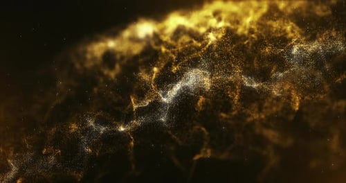 Goldpartikel-Hintergrund