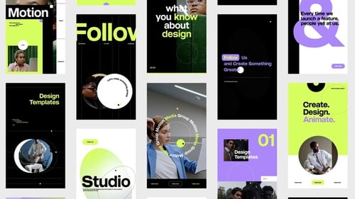 Modern Corporate Design Templates for Social Media Stories