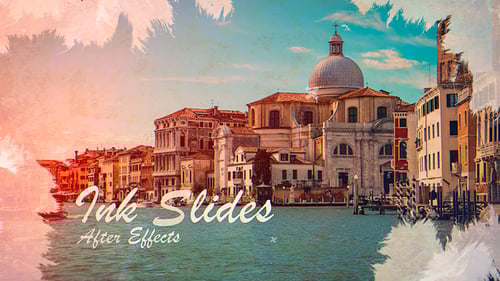 Dynamic Ink Reveal Slideshow Animation