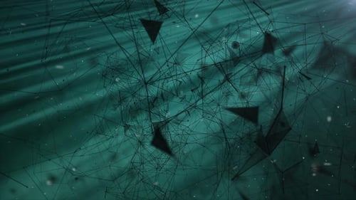 Abstraktes Black Web