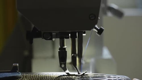 Leather sewing machine