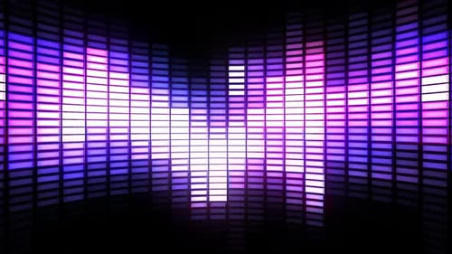 Neon Equalizer Audio Spectrum Visualizer