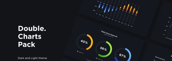 Double - Infographics Charts Pack