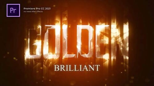 Golden Brilliant Logo Reveal