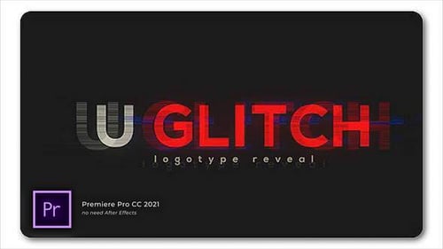 Ultra Glitch Logo Reveal