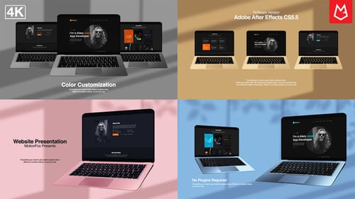 Website Presentation Mockup | W4
