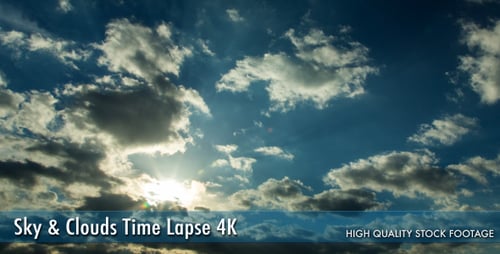 Himmel & Wolken Zeitraffer 4K