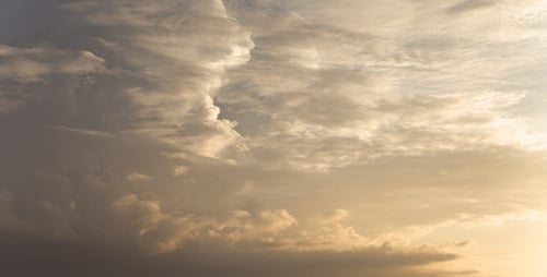 Clouds Close Up At Sunset Timelapse
