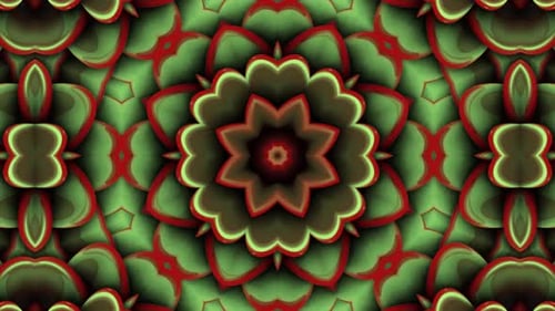 3D Floral Pattern Loop Background
