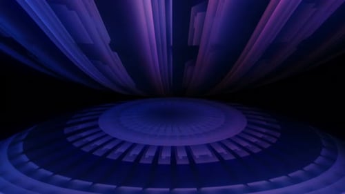 Abstract Circle Light Rays 04