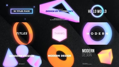 Unique Colourful Titles | DaVinci Resolve