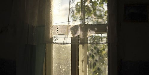 Old Village House Window