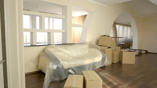 Boîtes en carton d'intérieur.