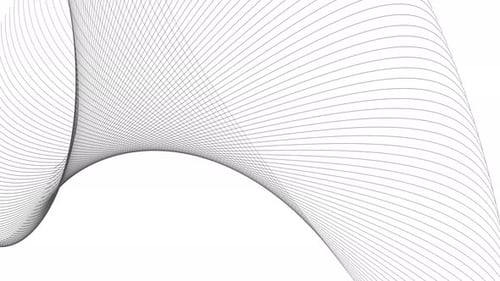 Abstract Flowing Wave Lines Pattern Animation