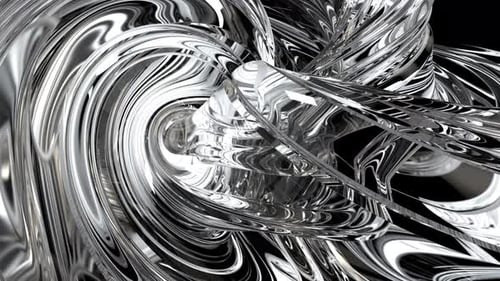 Boucle de fond de formation de verre torsadé