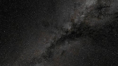 4k Milky Way. 360 Degree Rotation