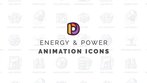 Animated Energy and Power Icons Pack