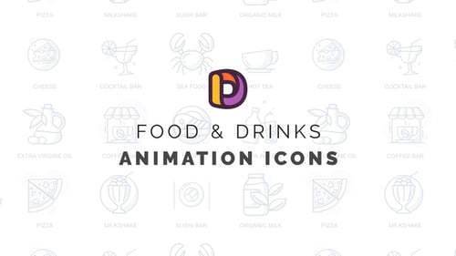 Food & Drinks - Animation Icons
