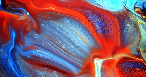 Abstrakte bunte Tinte Liquid Explode 17