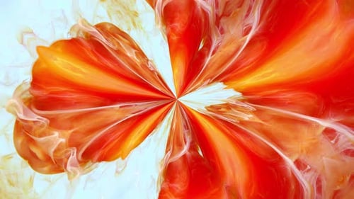 Colorful Orange Yellow Fire Smoke Powder Explosion