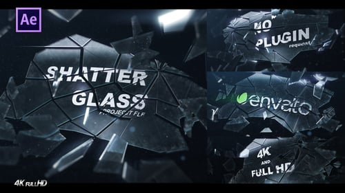 Shattered Glass Modern Logo Opener