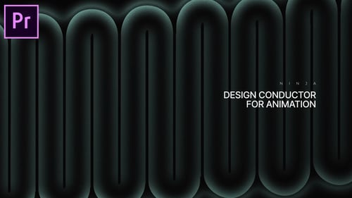 Modern Geometric Title Sequences with Clean Flat Design Animations