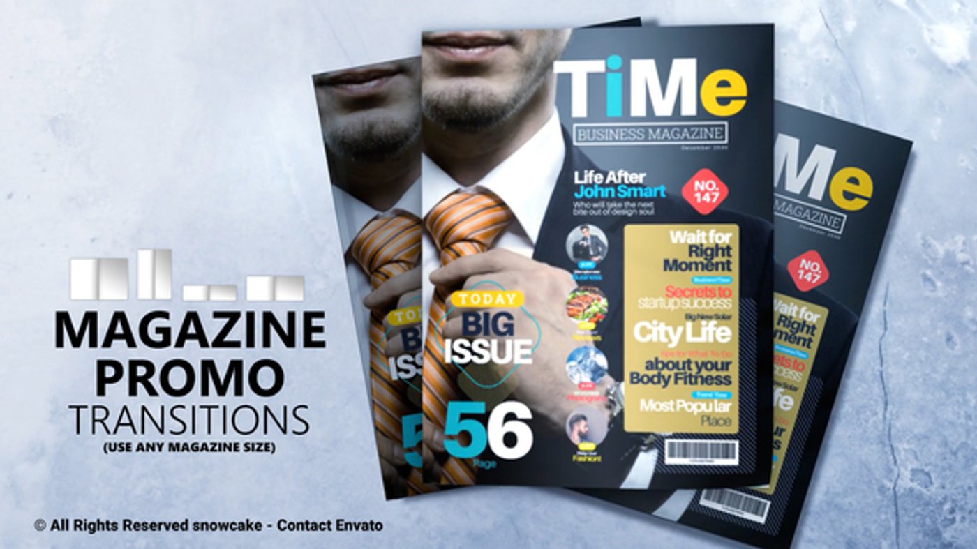 Magazine Promo - Transitions, Product Promo ft. magazine flip & book ...