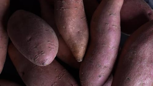 Close Up Sweet Potatoes