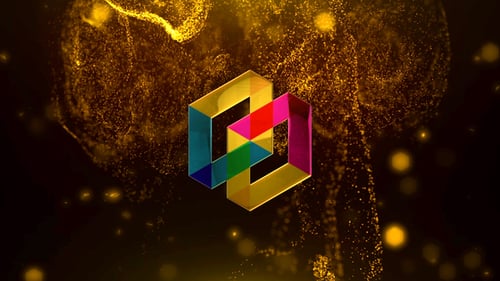 Dynamic Particle Flow Logo Reveal