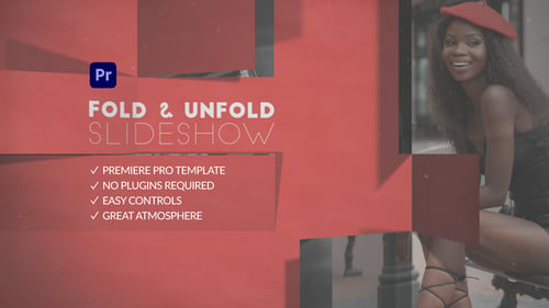 Fold & Unfold Slideshow for Premiere Pro – Cinematic Photo & Video Opener